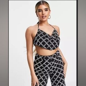 *New ASOS LUXE EMBELLISHED TOP